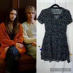 Gap Floral Button Up Floral Collar Dress